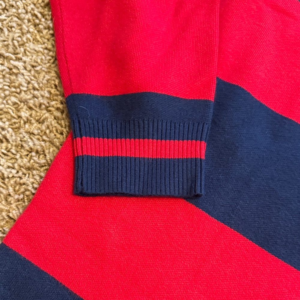 NWT American Eagle Outfitters Red and Blue Striped Sweater - Picture 5 of 9